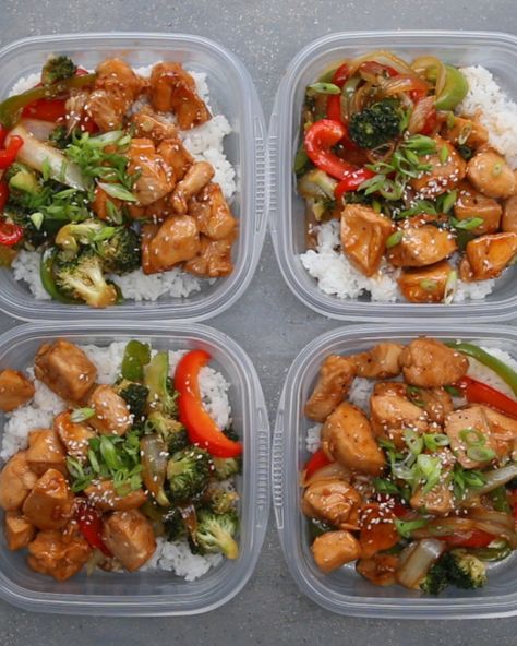 Chicken and Veggie Teriyaki Stir Fry Bowl Teriyaki Chicken Stir Fry, Teriyaki Stir Fry, Hijab Summer, Berbuka Puasa, Low Carb Vegetarian Recipes, Outfits Hijab, Resep Diet, Dinner Meal Prep, Korean Summer