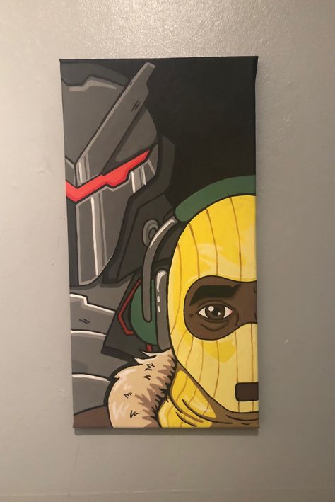 Fortnight canvas Fortnite Painting, Pop Culture Art, Mural Art, Iconic Characters, Painting Techniques, Culture Art, Fortnite, To Draw, Cute Drawings