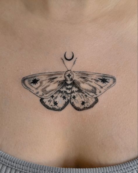 tattoo Moth Aesthetic Tattoo, Masculine Moth Tattoo, Moth Tattoo Moon Phases, Aesthetic Moth Tattoo, Poodle Moth Tattoo, Moth Back Tattoo Women, Whimsical Moth Tattoo, Delicate Moth Tattoo, Fluffy Moth Tattoo