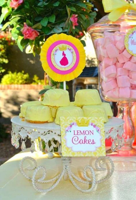 Belle Princess Party | CatchMyParty.com Disney Princess Tea Party, Disney Princess Theme Party, Princess Belle Party, Beauty And The Beast Birthday, Belle Birthday Party, Princesa Sophia, Belle Princess, Beauty And The Beast Theme, Belle Birthday