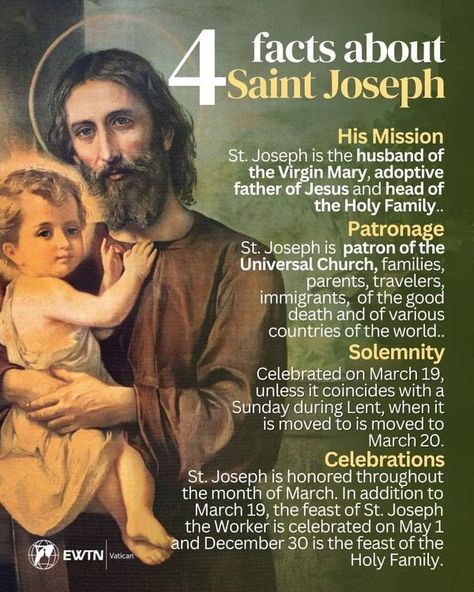 Saint Thérèse St Joseph Feast Day, St Joseph Prayer, Happy Feast Day, Happy Feast, Catholic Education, Lady Of Fatima, March Month, St Therese, Saint Joseph