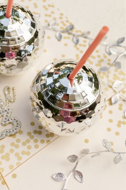 Disco Ball Cup, Disco Theme, House Vibes, Cup With Lid, Disco Ball, Straw, Birthday Party, The Creator, Birthday