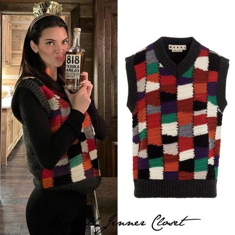 Kendall Jenner Closet, Puffer Case, Patchwork Dresses, New Phone Case, Crochet Clothing And Accessories, Crochet Wool, 90s Fashion Outfits, New Phone, Crochet Vest