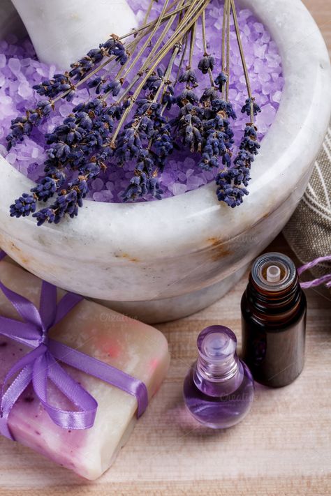 Aromatherapy Aesthetic Photography, Juleka Aesthetic, Esthetician Esthetics, Facial Esthetics, Facial Routine, Purple Bathroom, Homemade Goods, Facial Routine Skincare, Lavender Spa