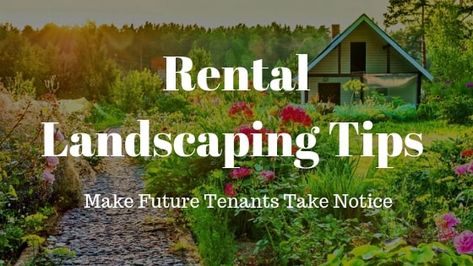 Rental Property Landscaping, Landscaping Tips, Short Term Rental, Rental Properties, Rental Property, Property Management, Fixer Upper, Being A Landlord, Renting A House