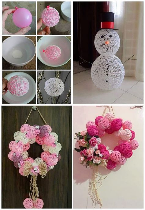 Art Zine, Wreath Crafts, Christmas Crochet, Christmas Crafts, Christmas Decorations, Crochet, Christmas, Natal