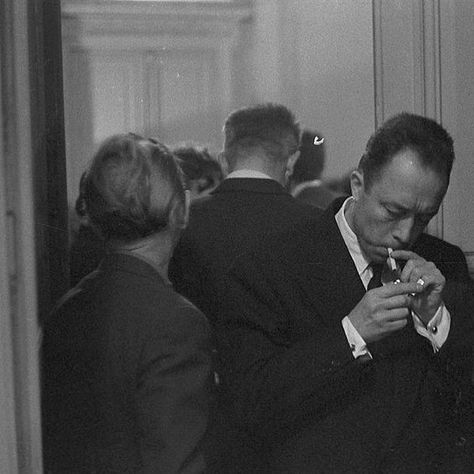 #Camus #writer Albert Camus, A Man, Black And White, White, Black