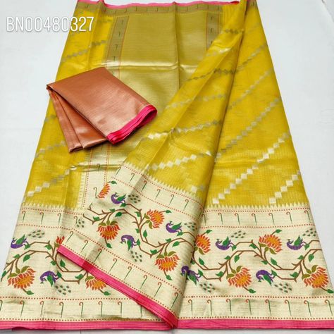 🪷🪷🪷🪷🪷🌸🌸🌸🪷🪷 Product code :BN048 *Tissue Kota Weaving Saree* *_With Blouse_* Price : Rs 5,299/- free shipping Sarees With Contrast Blouse, Paithani Sarees, Maggam Works, Rs 5, Kota Sarees, Opening Video, Saree Photoshoot, Contrast Blouse, Maggam Work