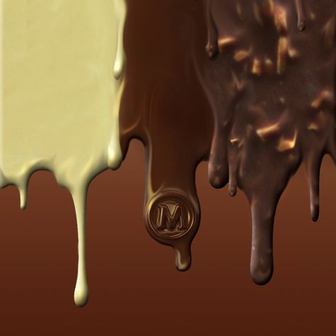 Deliciously decadent Magnum chocolate is dripping through our minds. What’s distracting you today? Magnum Chocolate, Photoshop Work, Chocolate Drip, Poster Ads, Motion Graphics Animation, Candy Shop, Coffee Break, Melting Chocolate, Chocolate Lovers