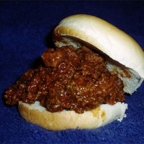 Bar-B-Q French Onion Soups, Sweet Sloppy Joes, Sloppy Joes Sandwich, Beef Tomato, Sloppy Joe Recipe, Potato Rolls, Condensed Tomato Soup, Joe Recipe, Chunky Salsa