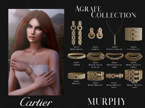 Cartier Agrafe Collection - MURPHY x BRADFORD x NOCTIS Sims 4 Cc Jewelry Patreon, Sims 4 Cc Jewelry, Cc Jewelry, Sims 4 Kitchen, Sims 4 Download, The Sims 4 Download, Sims 4 Game, Sims 4 Cc Finds, The Sims4