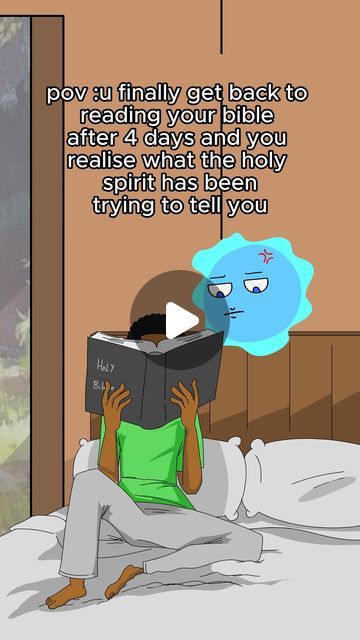 Nev Animates on Instagram: "crack open that bible today .

#animation #christiancontent #holyspirit" Holy Spirit, Bible, On Instagram, Instagram