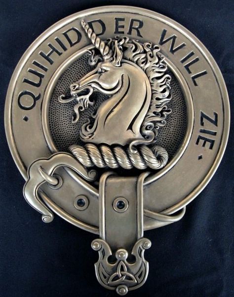 Clan Stewart of Appin Crest Badge Cold Cast Bronze Wall Plaque. In the crest the colors on the unicorn are yellow and blue. Scottish Unicorn, Alexander Stewart, Scotland History, Celtic Heritage, Foreign Travel, Bronze Wall, Stewart Tartan, Big Country, Brand New Day