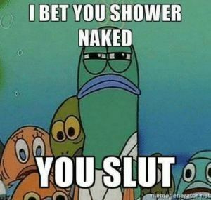 Sponge Bob, Shower