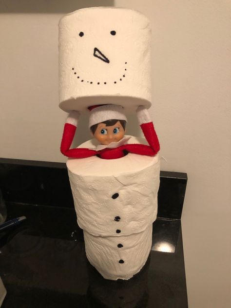 Elf Toilet Roll Ideas, Elf On Shelf Toilet Paper Roll, Elf On The Shelf Toilet Paper Roll, Elf On The Shelf Arts And Crafts Ideas, Elf Toilet Paper Roll, Elf Toilet Paper, Elf Idea, Elf Ideas Easy, Easy Elf On The Shelf