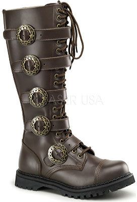 Gothic Type, Steampunk Shoes, Steampunk Boots, Steampunk Gadgets, Demonia Boots, Brown Shoes Men, Demonia Shoes, Punk Shoes, Punk Boots