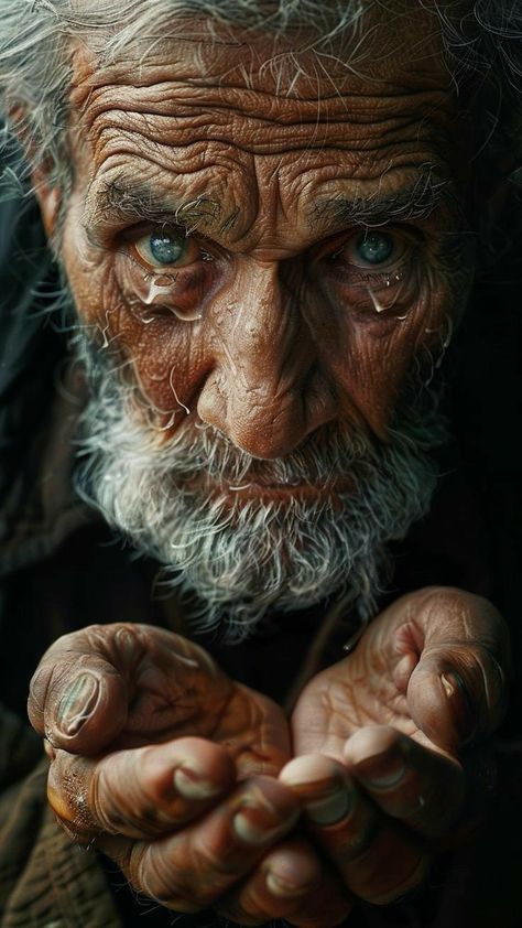 Old Man Pictures, Old Man Portrait, Person Photography, Hyper Realistic Paintings, Modern Graphic Art, Heaven Art, Old Faces, Art Tools Drawing, Realistic Paintings