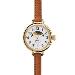 The Birdy just keeps getting more beautiful. We’ve taken the design of The Birdy… Shinola Watch, Shinola Detroit, Brown Leather Strap Watch, Disney Watches, White Dial Watch, Citizen Watch, White Watch, Brand Shoot, Family Jewels