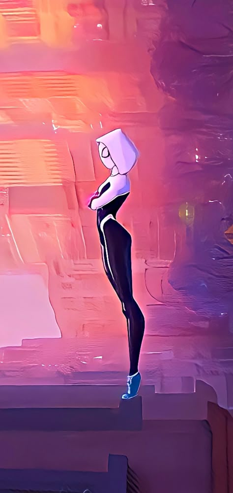 Ghost Spider Wallpaper Iphone, Gwen Background, Spiderman Miles And Gwen, Ghost Spider Wallpaper, Spiderverse Characters, Spider Gwen Wallpaper, Gwen Spiderverse, Gwen Stacy Wallpaper, Gwen Stacy Comic