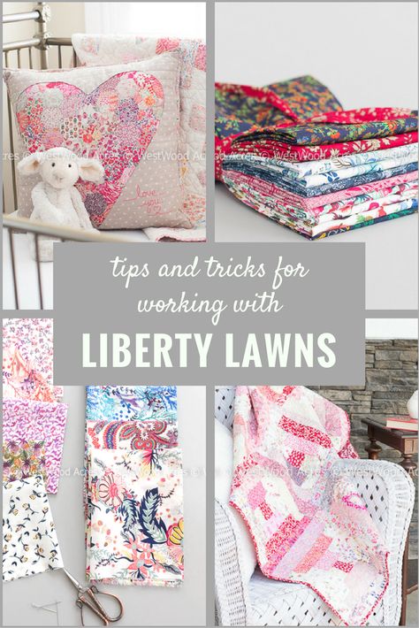 5 Cute DIY Projects that are perfect to get you in the mood for Spring. Spring craft project ideas and sewing tutorials. Liberty Fabric Quilt, Liberty Tana Lawn Sewing Projects, Liberty Fabrics Quilts, Liberty Floral Fabric, Liberty Quilt, Liberty Art Fabrics, Cute Diy Projects, Liberty Of London Fabric, Beginner Sewing Projects Easy