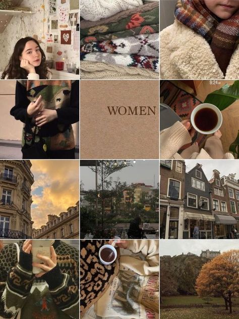 Fall Instagram Feed Ideas, Autumn Feed Instagram, Fall Academia Aesthetic, Autumn Instagram Feed, Instagram Feed Planner, Photo Cutout, Feed Goals, Instagram Theme Feed, Instagram Feed Ideas Posts