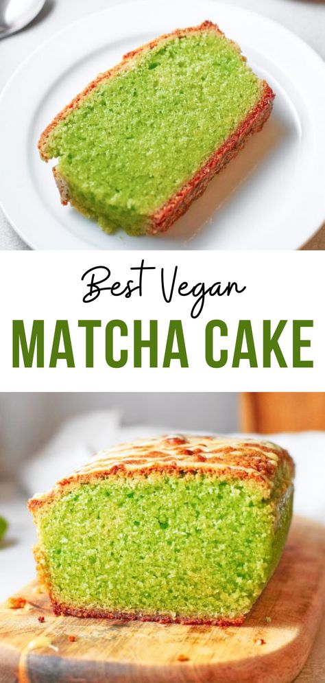 Vegan Matcha Cake Recipe I recipes with matcha I desserts with matcha I alternative dessert recipes I healhty matcha pound cake I glazed pound cake recipe I how to make matcha pound cake I tips for making vegan matcha pound cake recipe I cozy cake recipe I delicious vegan cakes I easy vegan snacks I great vegan recipes for kids I oil-free cake recipe I green cake I green recipes I st patrick's recipes #matcha #vegancake #vegandesserts Vegan Matcha Cake Recipe, Recipes With Matcha, Glazed Pound Cake, Matcha Cake Recipe, Matcha Pound Cake, Easy Vegan Snacks, Vegan Recipes For Kids, Matcha Vegan, Matcha Baking