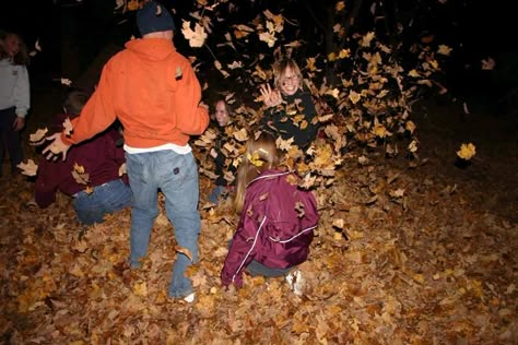 #playing #around #pile of #jumping #leaves #autumn #fun Jumping In Leaves Aesthetic, Jumping In Leaves, Playing In Leaves, Nostalgic Fall, Halloween Nostalgia, Leaf Pile, Nostalgic Photography, Halloween Is Cool, Pile Of Leaves