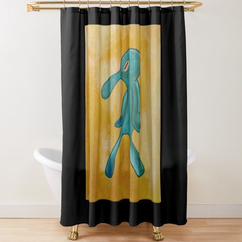 Bold And Brash, Dorm Inspo, Spongebob Squarepants, Printed Shower Curtain, Shower Curtain, Resolution, Curtains, Shower