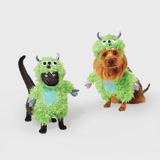 Dog Monster Costume, Monsters Inc Dog Costume, Halloween Dog Costume, Monster Costume, Matching Halloween Costumes, Monster Costumes, Monster Halloween, Rex Cat, Cat Halloween Costume