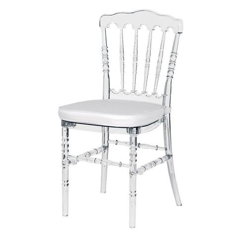 Quality Modern Clear Transparent Acrylic Plastic Napoleon Dining Chair Napoleon Chair, Transparent Chair, Clear Chairs, Louis Chairs, Leather Chaise Lounge Chair, White Dining Room Chairs, Side Chairs Living Room, Acrylic Chair, Iconic Chairs