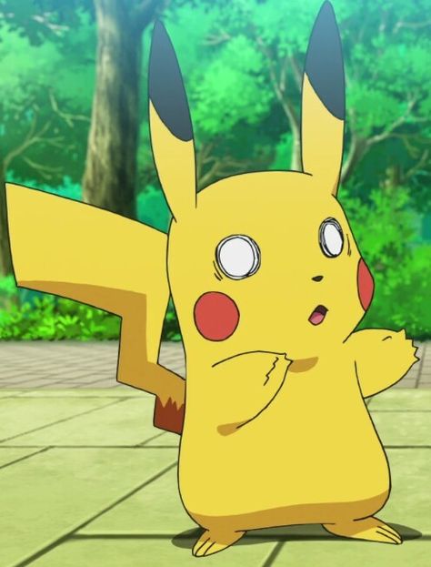 Pikachu Screenshots, Pikachu Funny Face, Pokémon Faces, Pokemon Faces, Pikachu Funny, Pika Pika, All Anime Characters, Messy Art, Pokemon Manga