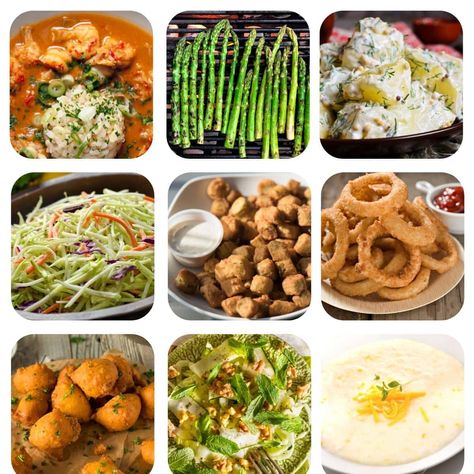 What To Serve With Catfish - 39 Delicious Side Dishes Sides For Catfish, Garlic Butter Rice, Apple Coleslaw, Delicious Side Dishes, Dill Potatoes, Crawfish Etouffee, Sauteed Green Beans, Popular Side Dishes, Roasted Fennel