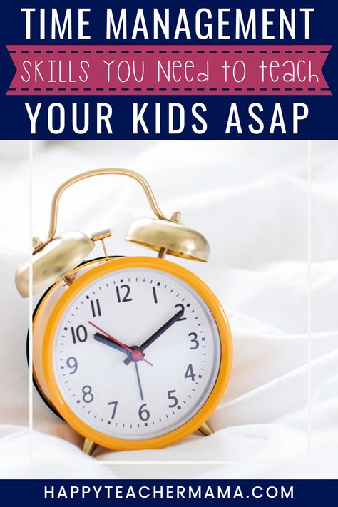 Time management is tough...in fact, most adults would agree that time management is an area they struggle with.  Therefore, as teachers, we need to spend time teaching our students how to be competent time managers.  Learn the one tool you need to help your kids become masters of time management and why it is essential to success in school and life! #timemanagement #teaching #homeschool #education Teaching Time Management, Time Management For Students, Teacher Time Management, Third Grade Homeschool, Time Management Activities, Classroom Management Elementary, Happy Teacher, Time Management Techniques, Time Management Tools