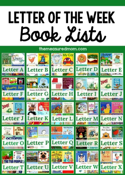 School Diy Ideas, The Measured Mom, Measured Mom, Spring Books, Preschool Literacy, Letter Of The Week, Preschool Letters, Letter Activities, Alphabet Preschool