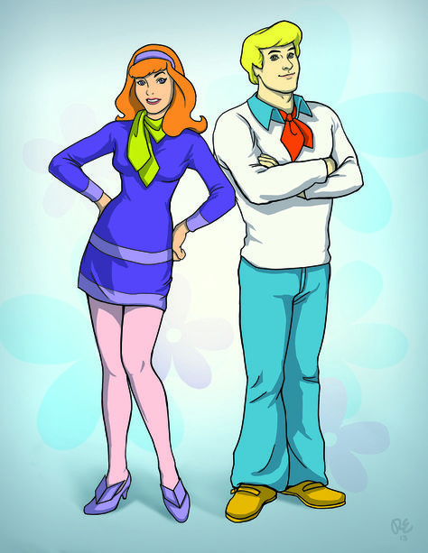 Fred and Daphne Fred Scooby Doo Costume, Fred And Daphne Costume, Scooby Doo Disfraz, Fred Scooby Doo, Daphne And Fred, Daphne From Scooby Doo, Scooby Doo Costumes, Daphne Costume, Halloween Coustumes