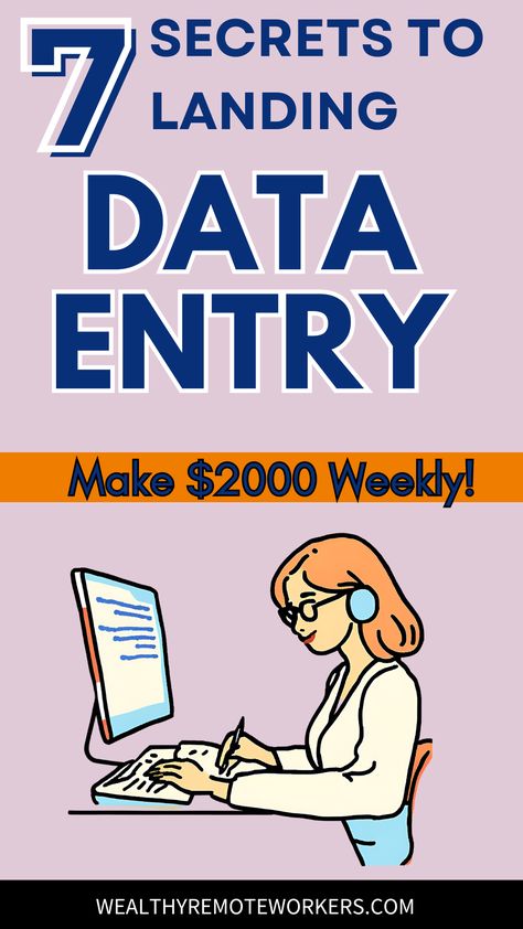 Learn insider tips for finding high-paying data entry opportunities that fit your schedule. Work From Home Data Entry, Remote Data Entry Jobs, Data Entry Jobs From Home, Data Entry Clerk, Typing Skills, Effective Communication Skills, Flexible Jobs, Jobs From Home, Data Entry Jobs