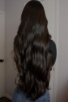 Long Shiny Hair, Long Healthy Hair, Long Silky Hair, Really Long Hair, Long Dark Hair, Hair Stylies, Long Brown Hair, Long Wavy Hair, Long Hairstyles