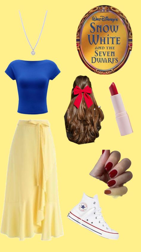 Snow White Outfits, Disney Character Outfits, Disney Themed Outfits, Snow White Disney, Pretty Halloween Costumes, Disney Inspired Fashion, Converse Star, Disney Bound Outfits, Disney Inspired Outfits