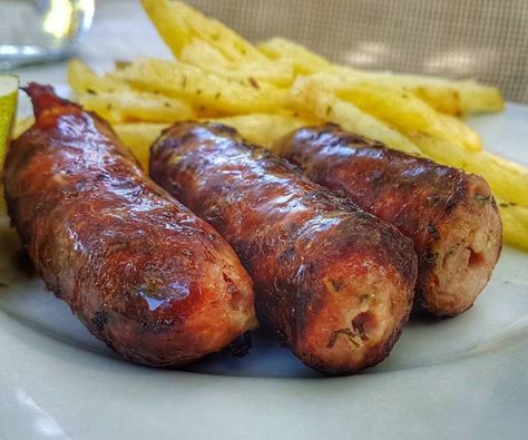 Greek Sausage, Greek Christmas Recipes, Greek Christmas, Summer Savory, Goat Meat, Fennel Seeds, Healthy Dishes, Ground Pork, Good Fats