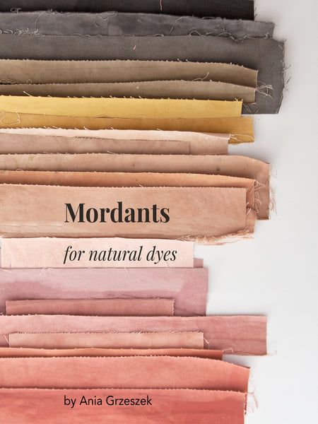 LIST OF NATURAL MORDANTS – Kaliko Tinta Natural, Dye Studio, Fabric Dyeing Techniques, Textile Dyeing, Natural Dye Fabric, Making Patterns, Eco Dyeing, Heddle Loom, Natural Dyeing