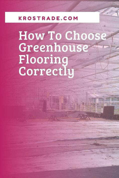 Newbie greenhouse gardeners must know how to choose greenhouse flooring, considering if you need specific flooring Greenhouse Flooring, Greenhouse Floor, Best Greenhouse, Winter Greenhouse, Small Greenhouse, Diy Greenhouse, Brick Flooring, Glass House, Flooring