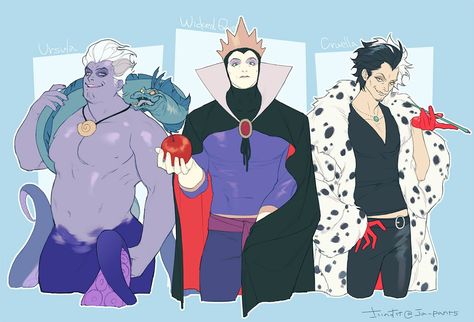 Male Ursula Fanart, Disney Villains Genderbend, Ursula Genderbend, Male Ursula, Male Disney Villains, Male Villain, Disney Genderbend, Gender Bent Disney, Disney Gender Bender