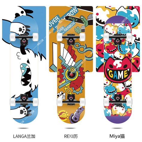 Smarter Shopping, Better Living! Aliexpress.com Miya Chinen Skateboard, Reki Langa Miya, Sk8 The Infinity Reki, Anime Sk8 The Infinity, Levi Cosplay, Sk8 The Infinity, Skateboard Design, Skateboard Stickers, Dressup Party