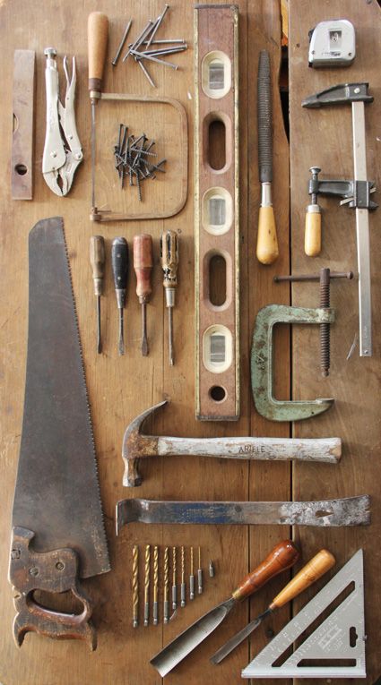 brooklyn to west Antique Tools, Woodworking Hand Tools, Old Tools, Wood Tools, Home Tools, Vintage Tools, Cool Tools, Tool Storage, Wood Shop