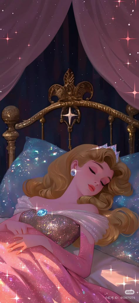 Disney Princess Aurora Wallpaper, Aurora Sleeping Beauty Fanart, Sleeping Beauty Aesthetic Wallpaper, Sleeping Beauty Wallpaper, Gothic Disney Princesses, Ballet Wallpaper, Disney Princess Aurora, Disney Princess Artwork, Princess Wallpaper