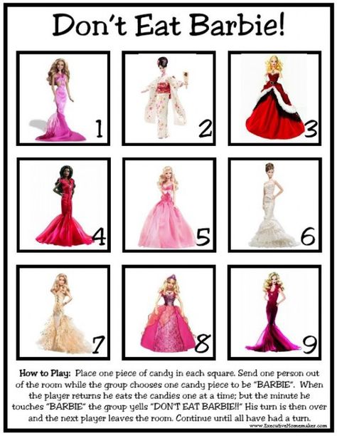 Barbie Party Games, Barbie Birthday Party Games, Barbie Dress Up Games, Barbie Games, Free Barbie, Barbie Kids, Pages To Color, Barbie Birthday Party, Barbie Theme