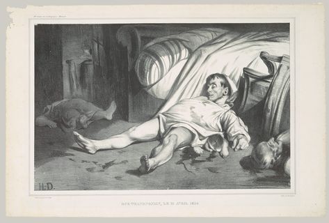 Honorre Daumier, "Rue Transnonain, le 15 Avril, 1834", Lithograph (1834) | The Metropolitan Museum of Art Gustavo Dore, Red Riding Hood Wolf, Honore Daumier, Famous Fairies, Gustave Dore, Fairytale Illustration, Big Bad Wolf, Fairytale Art, Art Et Illustration