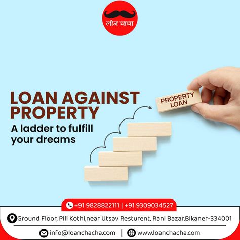 Loan chacha aapke liye best hai Loan Against Property ke liye. Hum online ya offline dono tariko se loan provide karte hain aur apne customers ko sabse acchi interest rates dete hain. Hamare saath aapko fast approval aur seamless processing milega, jisse aapka time bachega. Iske alawa, humara customer support team bhi 24/7 available hai jo har sawal ka jawab degi. Toh abhi loan chacha se contact kijiye aur apni financial needs puri kijiye! Loan Against Property Creative Ads, Cow Ghee Benefits, Healthcare Ads, Ghee Benefits, Posters Layout, Graphic Design Posters Layout, Cow Ghee, Poster Layout, Design Posters