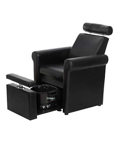 BR Beauty Mona Lisa Pedicure Chair Black Spa Stool, Black Pedicure, Spa Portable, Pedicure Station, Barber Equipment, Spa Pedicure Chairs, Pedicure Chairs For Sale, Nail Salon And Spa, Hair Salon Interior