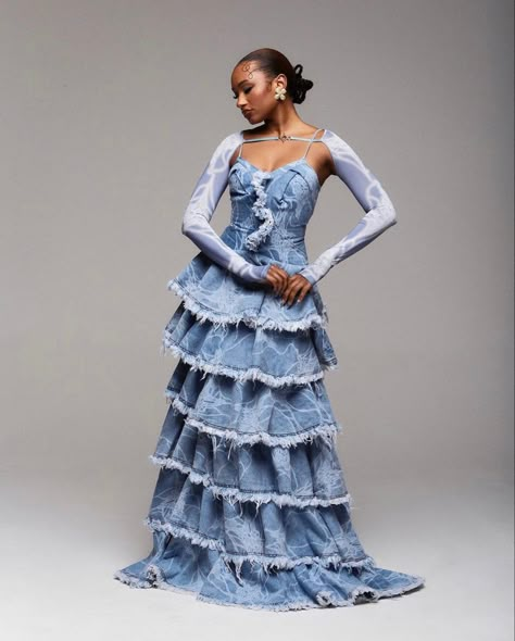 High Low Ball Gown, Customized Clothes, Queen Dresses, Classy Gowns, Easy Dress, Stylish Work Attire, Denim Ideas, African Fashion Modern, Insta Pics